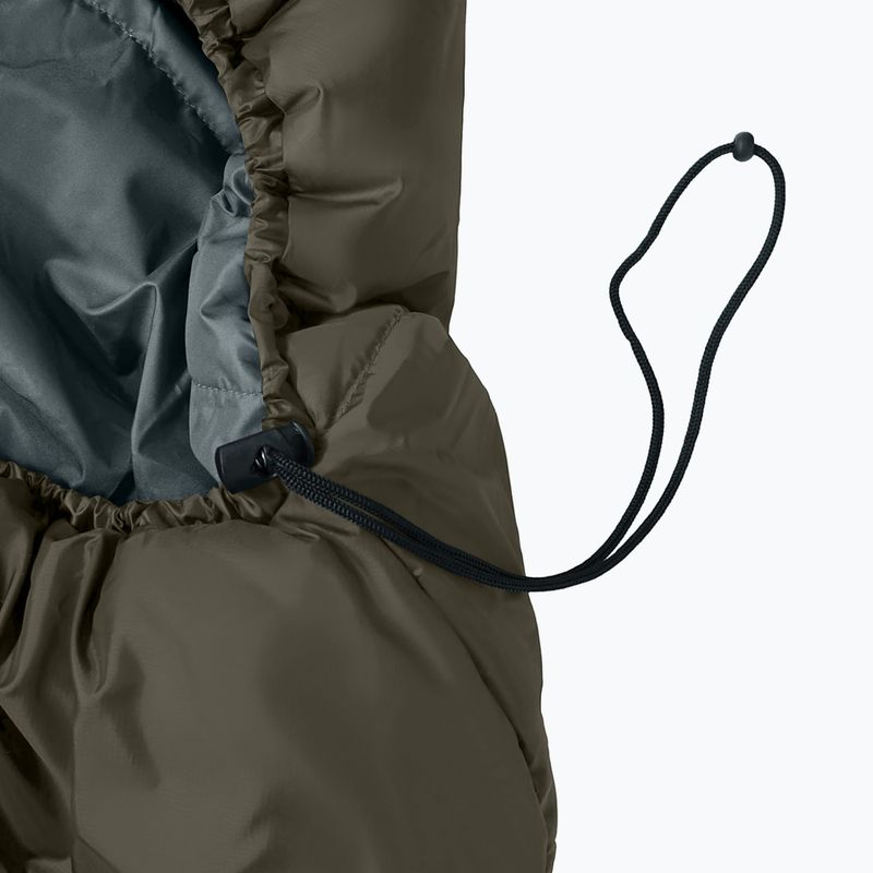 Spací vak Alpinus Wide & Long Fiber Pro 1250 215 cm/left olive 3