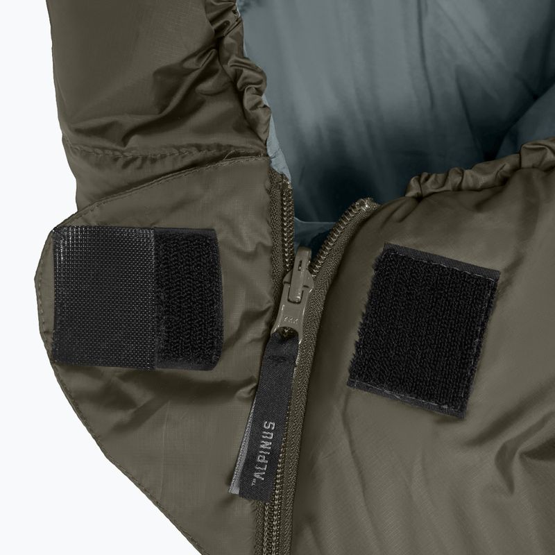 Spací vak Alpinus Wide & Long Fiber Pro 1250 215 cm/left olive 4