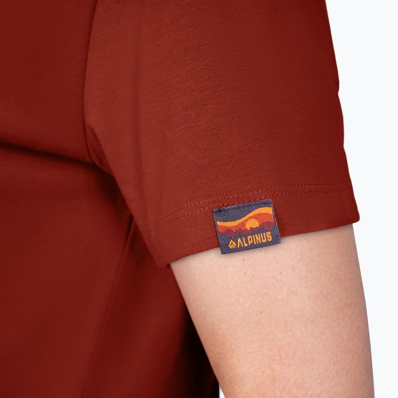 Dámske trekingové tričko Alpinus Dirna brick-red 3