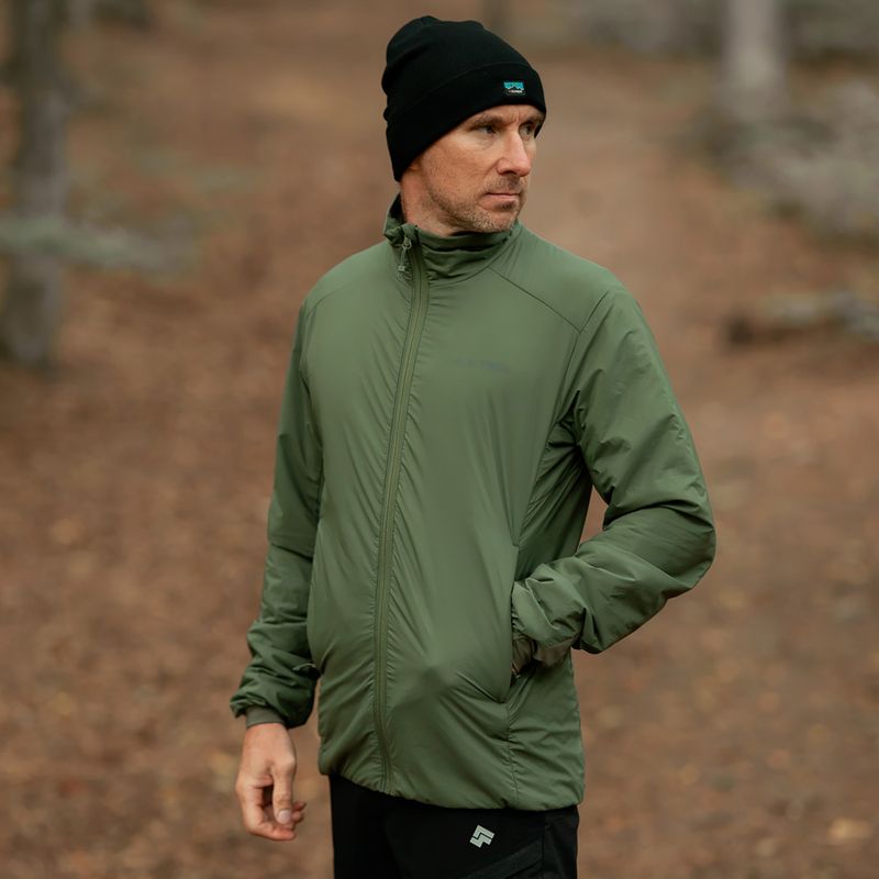 Pánska hybridná bunda Alpinus Wanaka olive 4