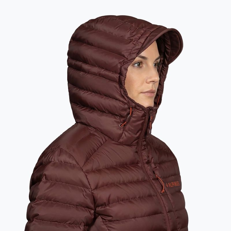 Dámska páperová bunda Alpinus Kiruna brown 3