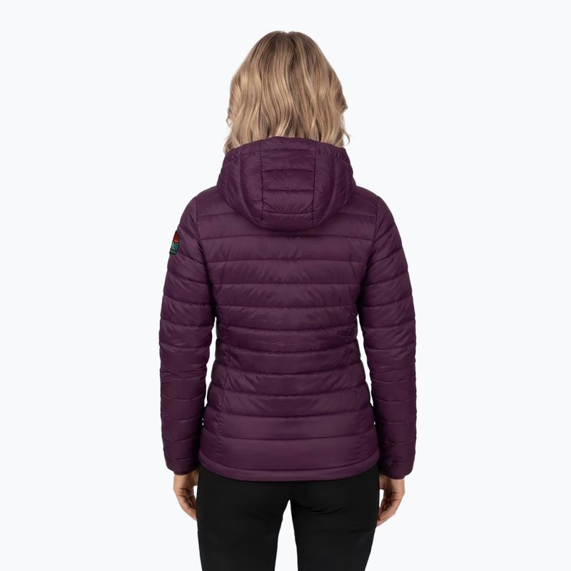Dámska zateplená bunda Alpinus Tunari dark plum 2