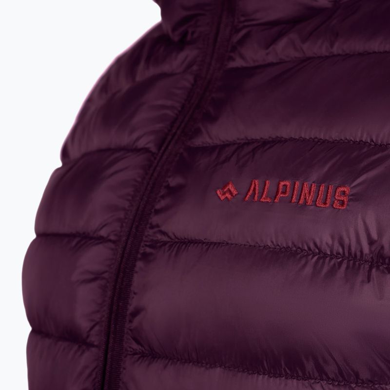 Dámska zateplená bunda Alpinus Tunari dark plum 4