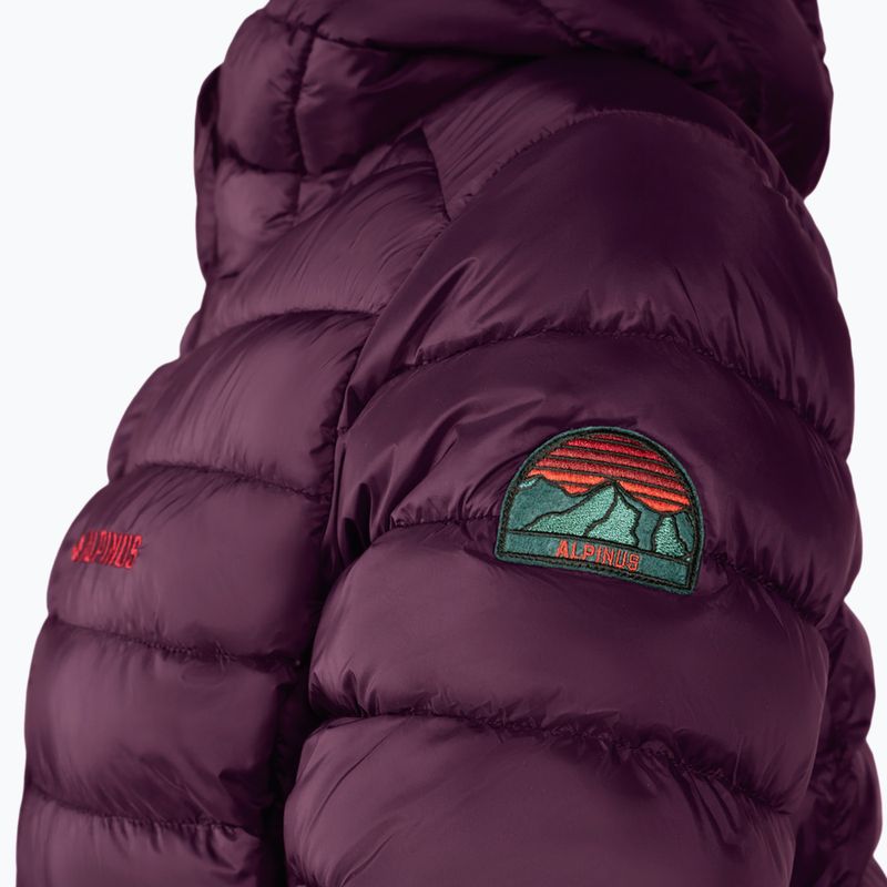 Dámska zateplená bunda Alpinus Tunari dark plum 5