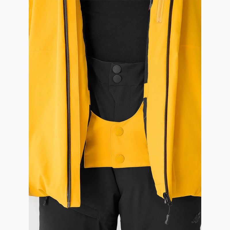 Pánska lyžiarska bunda 4F M0877 yellow 11