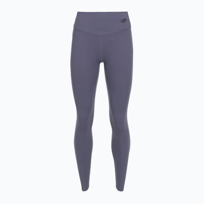 Dámske tréningové legíny 4F Solar Punk FNK F404 denim