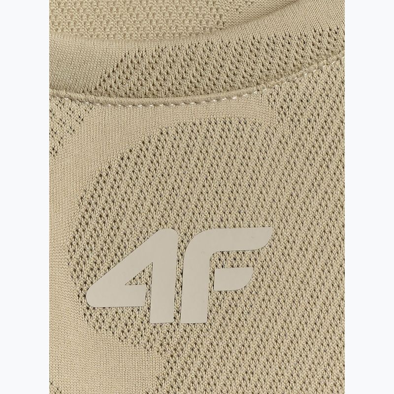 Pánske tréningové tričko 4F Athletic FNK M1777 beige 2
