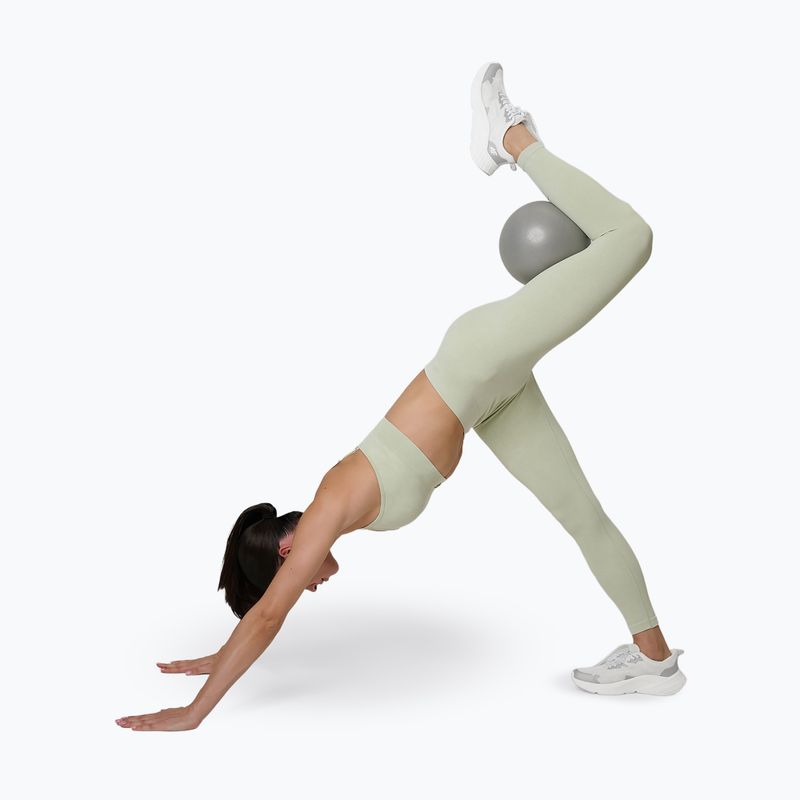 Dámske tréningové legíny 4F Solar Punk FNK F399 light green allover 6