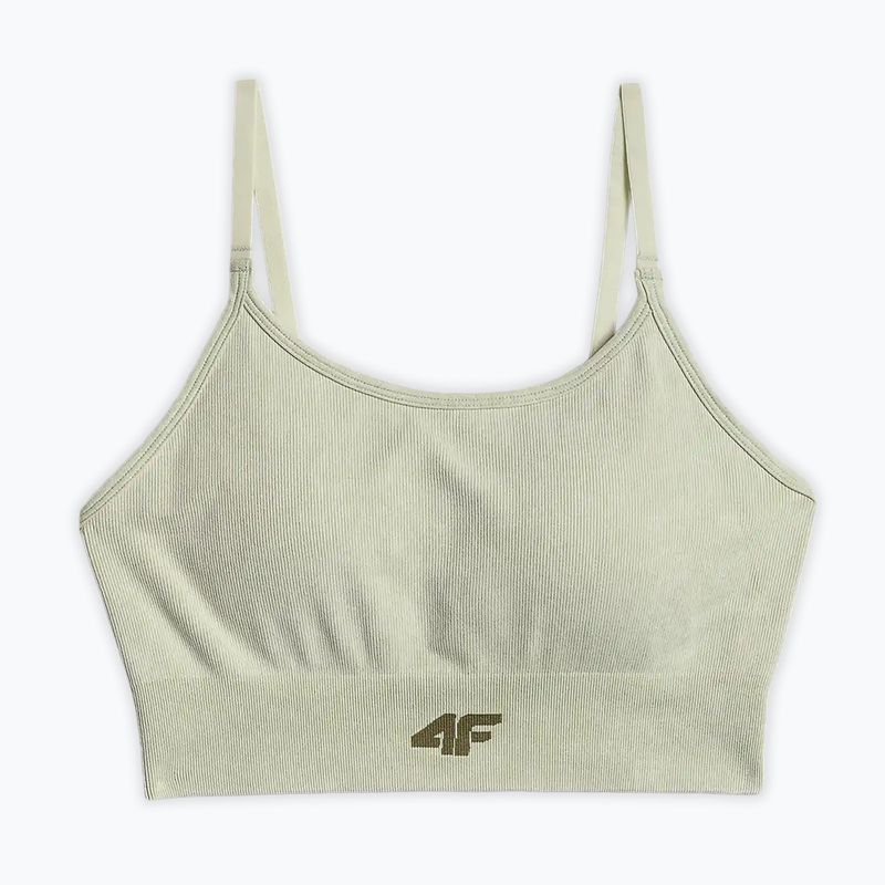 Tréningová podprsenka 4F Solar Punk F203 light green allover 8
