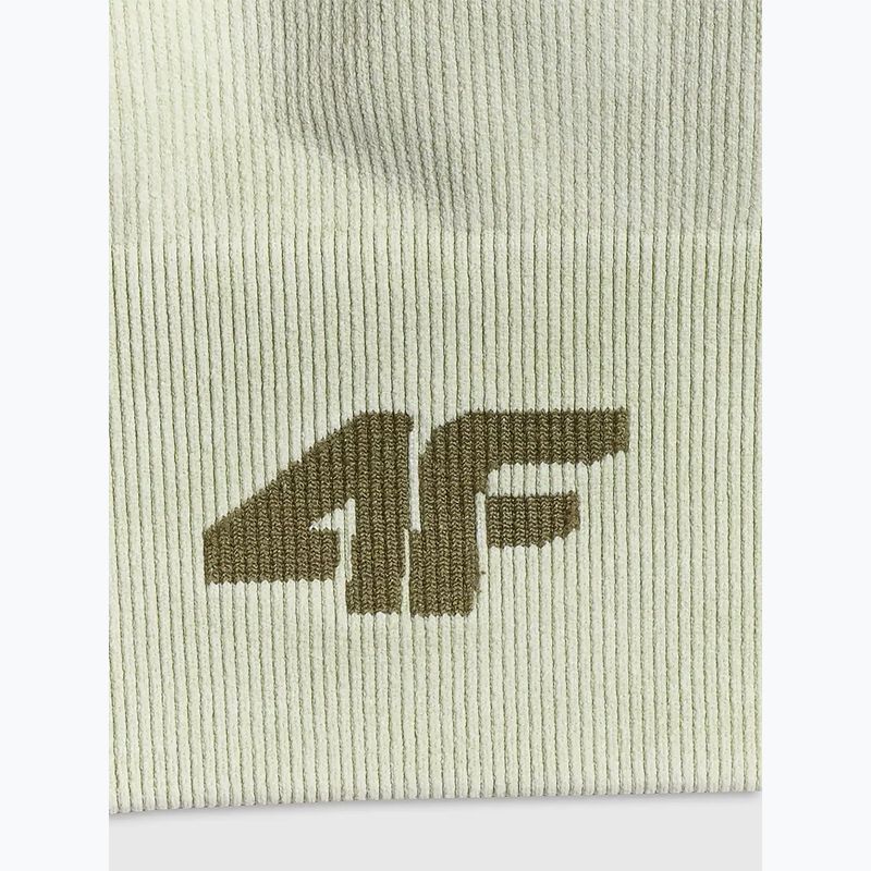 Tréningová podprsenka 4F Solar Punk F203 light green allover 9