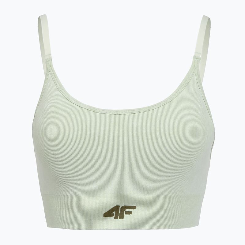 Tréningová podprsenka 4F Solar Punk F203 light green allover 8
