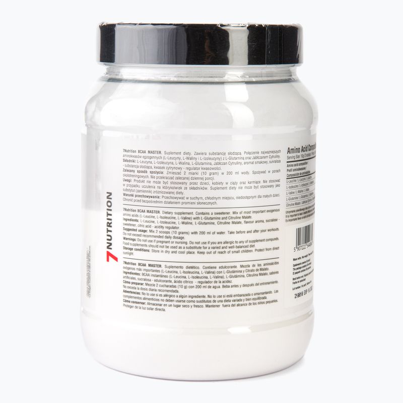 BCAA Master 7Nutrition aminokyseliny 500g malina 7Nu000333-malina 2