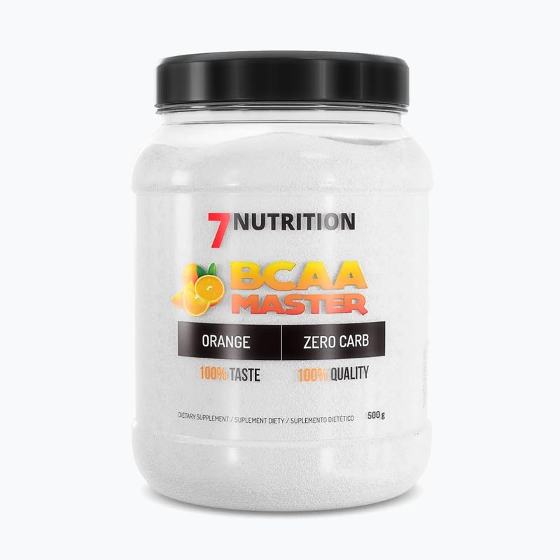 BCAA Master 7Nutrition aminokyseliny 500g oranžová 7Nu000333-orange