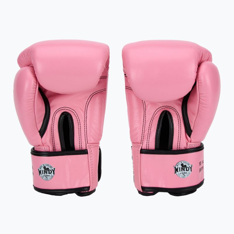 Boxerské rukavice WINDY Classic Genuine Leather red 3