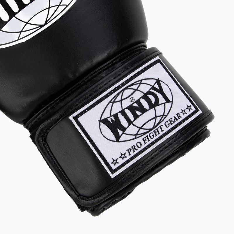Boxerské rukavice WINDY Classic Synthetic Leather black 6