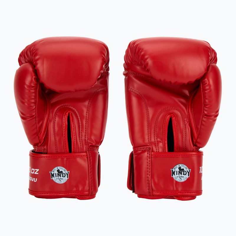 Boxerské rukavice WINDY Classic Synthetic Leather red 3