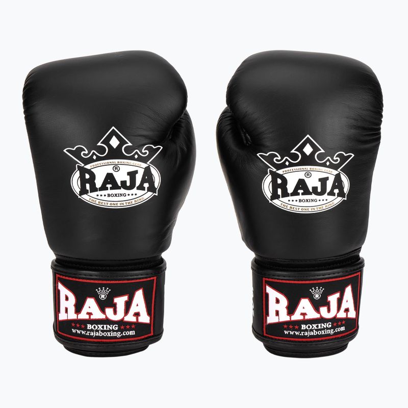 Boxerské rukavice RAJA BOXING Single Standard Genuine Leather black 2