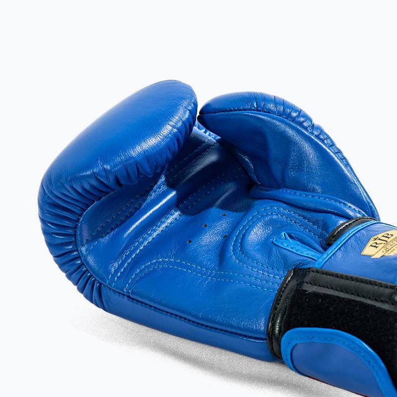 Boxerské rukavice RAJA BOXING Single Standard Genuine Leather blue 4