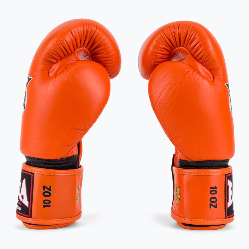 Boxerské rukavice RAJA BOXING Single Standard zGenuine Leather orange 4