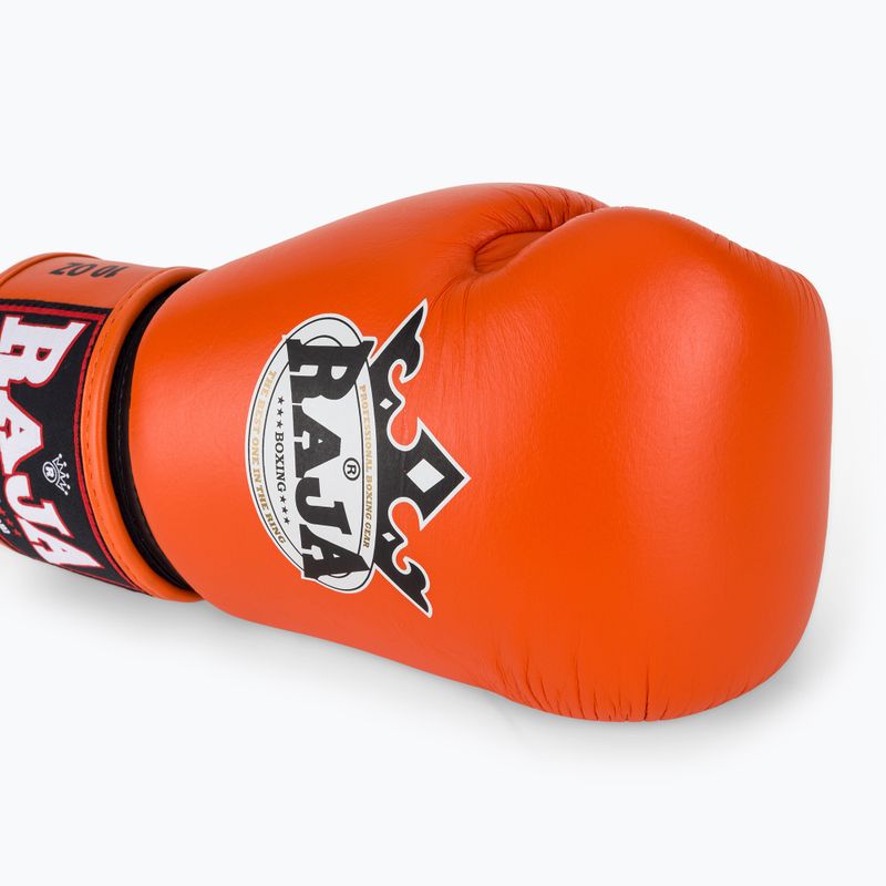 Boxerské rukavice RAJA BOXING Single Standard zGenuine Leather orange 5