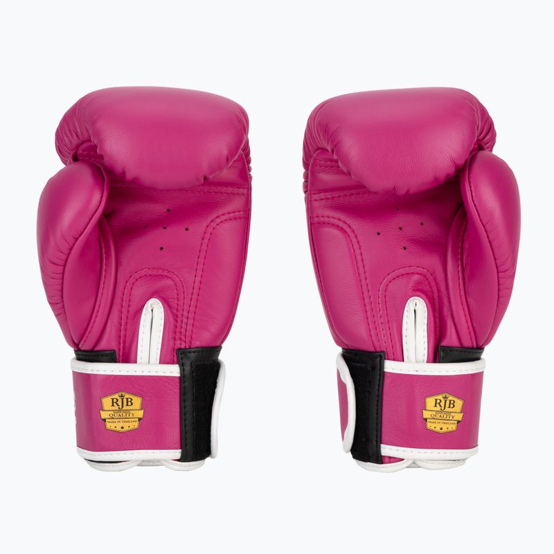 Boxerské rukavice RAJA BOXING Single Standard Genuine Leather pink 3