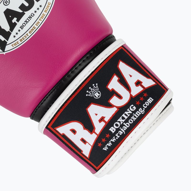 Boxerské rukavice RAJA BOXING Single Standard Genuine Leather pink 6