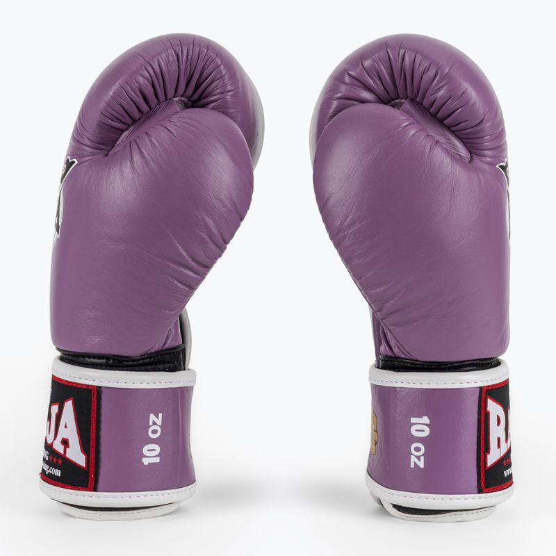 Boxerské rukavice RAJA BOXING Single Standard Genuine Leather purple 4