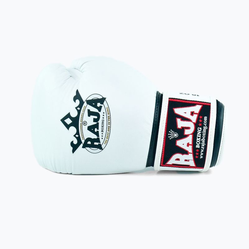 Boxerské rukavice RAJA BOXING Single Standard Genuine Leather white 3