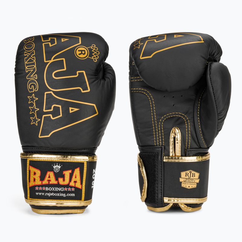 Boxerské rukavice RAJA BOXING Origin Standard Genuine Leather black
