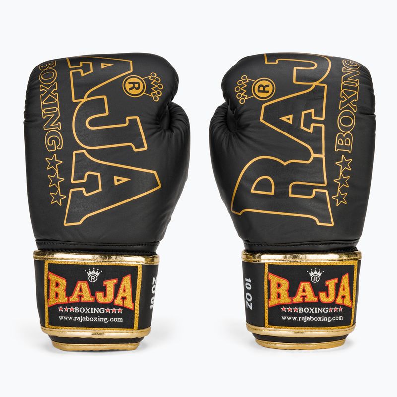 Boxerské rukavice RAJA BOXING Origin Standard Genuine Leather black 2