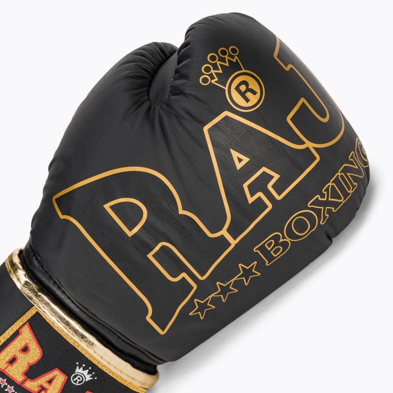 Boxerské rukavice RAJA BOXING Origin Standard Genuine Leather black 5