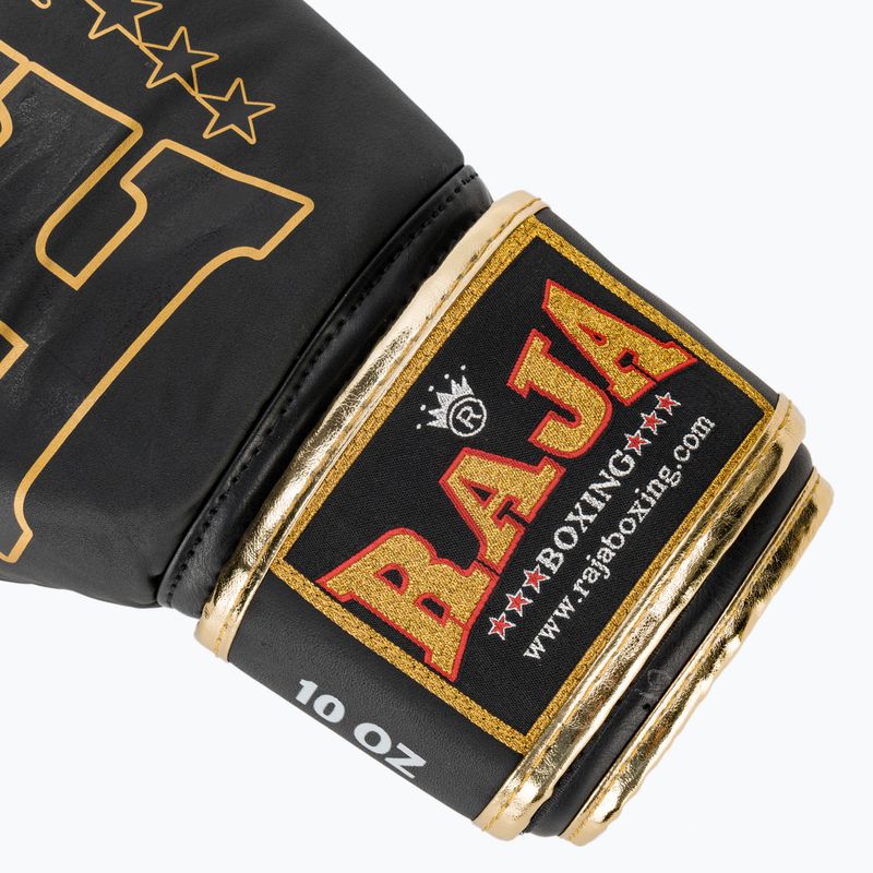 Boxerské rukavice RAJA BOXING Origin Standard Genuine Leather black 6