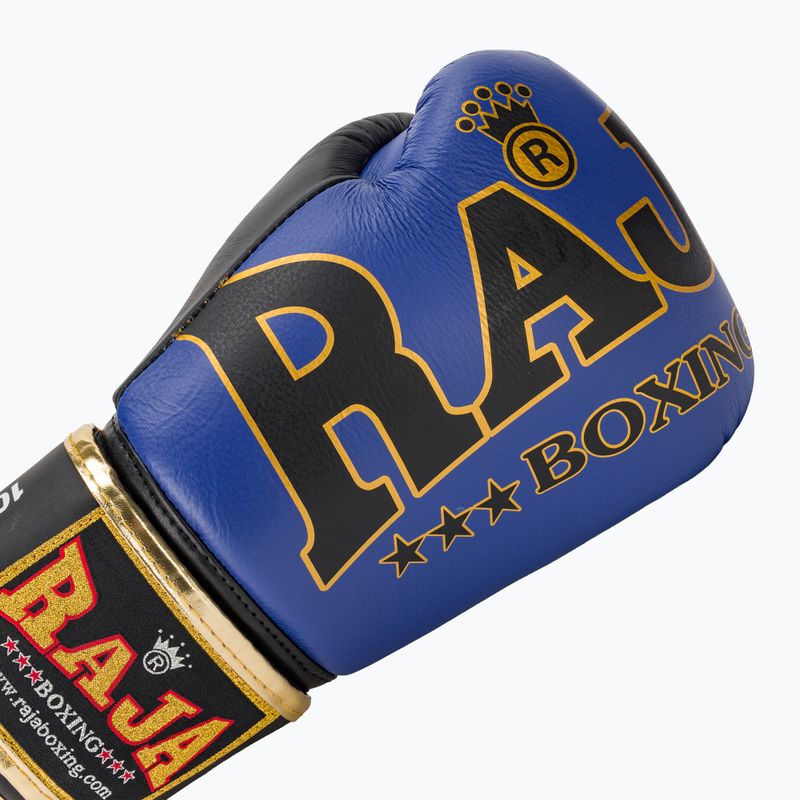Boxerské rukavice RAJA BOXING Origin Standard Genuine Leather blue 5