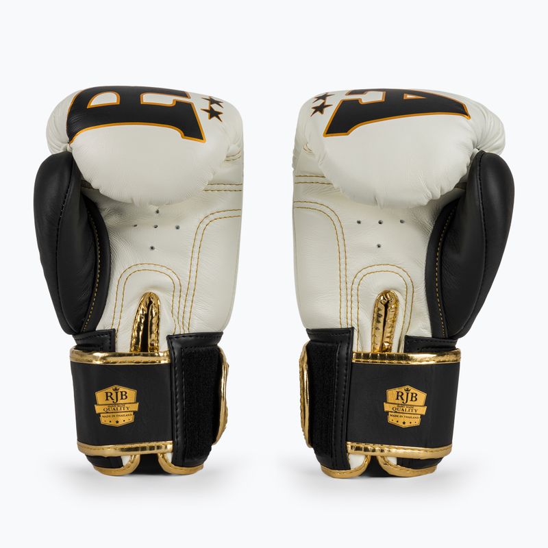 Boxerské rukavice RAJA BOXING Origin Standard Genuine Leather white 3