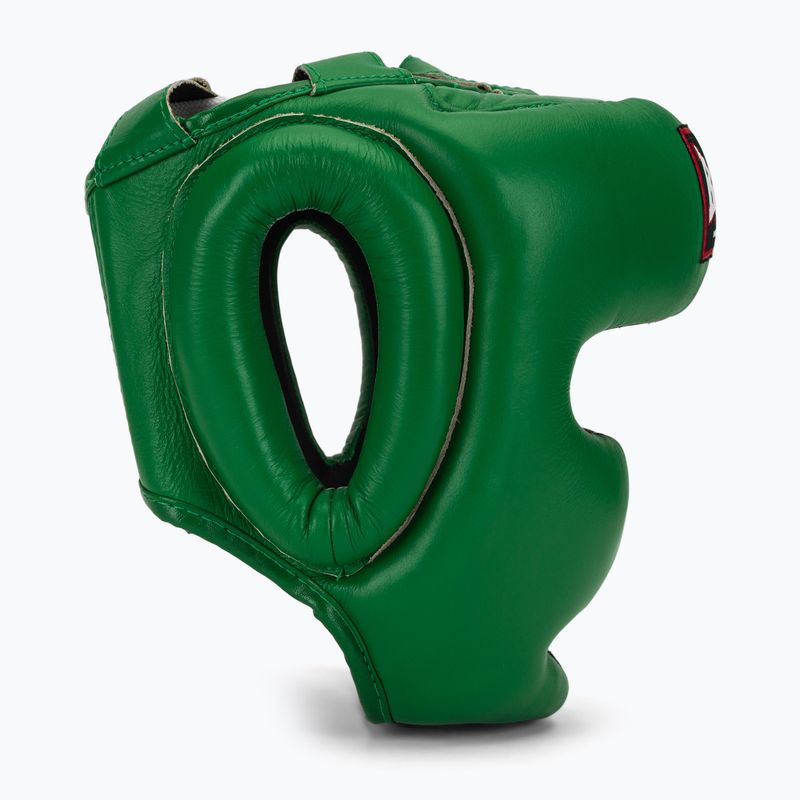 Boxerská prilba RAJA BOXING Genuine Leather green 2