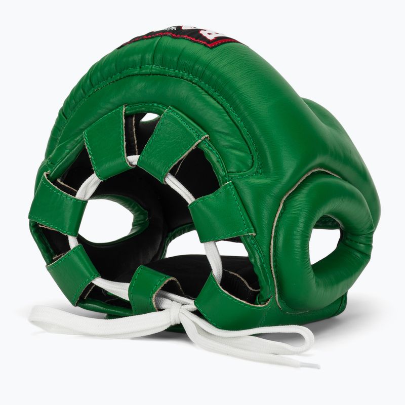 Boxerská prilba RAJA BOXING Genuine Leather green 6