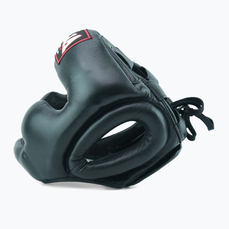 Boxerská prilba RAJA BOXING Semi Leather black 3