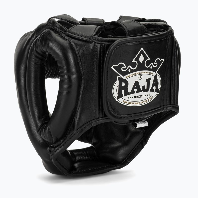 Boxerská prilba RAJA BOXING Semi Leather black 3