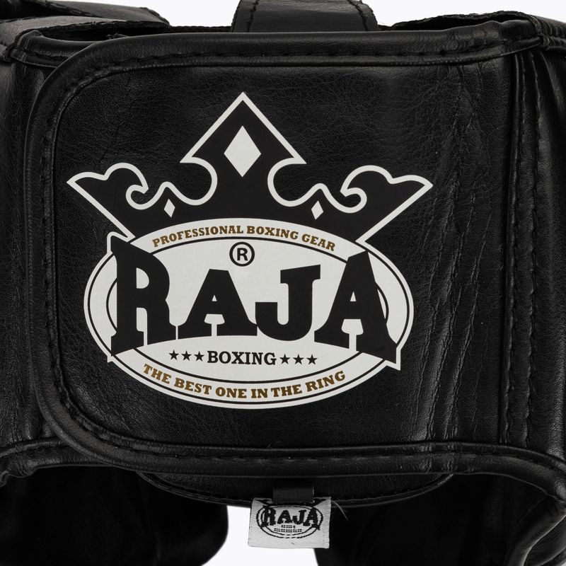Boxerská prilba RAJA BOXING Semi Leather black 5