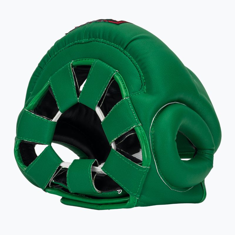 Boxerská prilba RAJA BOXING Semi Leather green 6