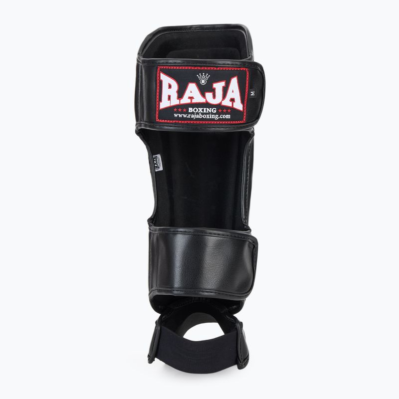 Chrániče holení a chodidiel RAJA BOXING Lightweight Shin Guards Semi Leather black 5