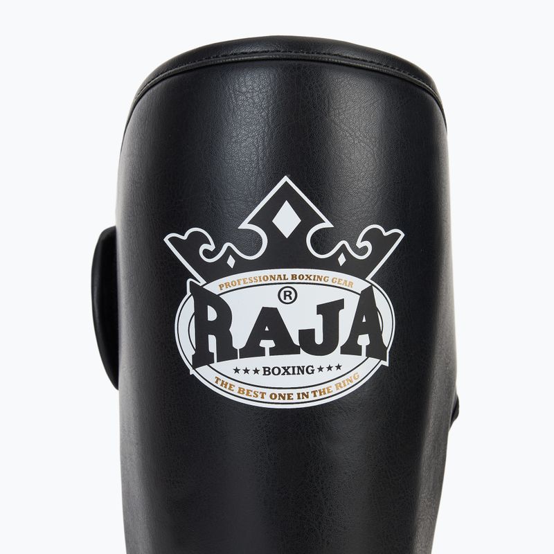 Chrániče holení a chodidiel RAJA BOXING Lightweight Shin Guards Semi Leather black 6