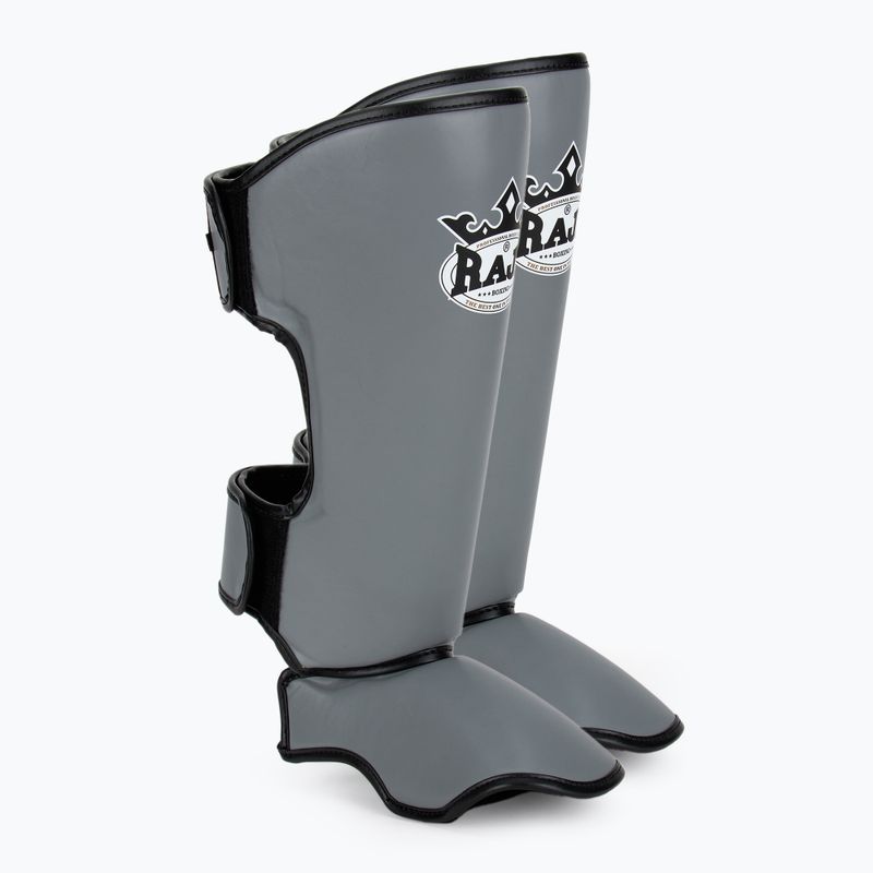 Chrániče holení a chodidiel RAJA BOXING Lightweight Shin Guards Semi Leather grey