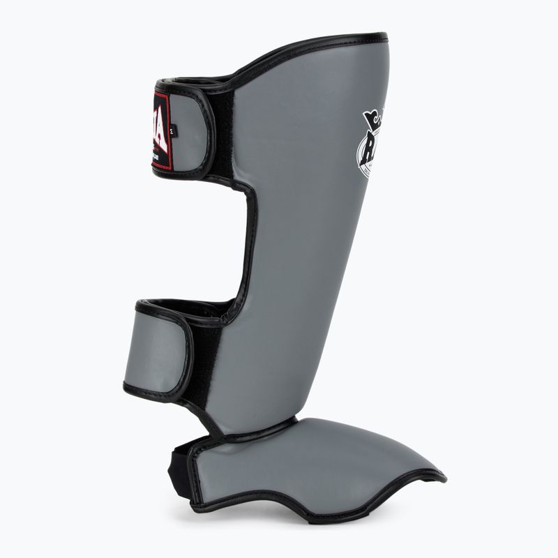 Chrániče holení a chodidiel RAJA BOXING Lightweight Shin Guards Semi Leather grey 2