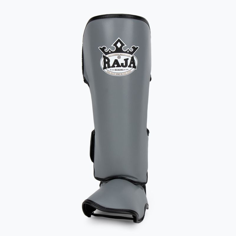 Chrániče holení a chodidiel RAJA BOXING Lightweight Shin Guards Semi Leather grey 4