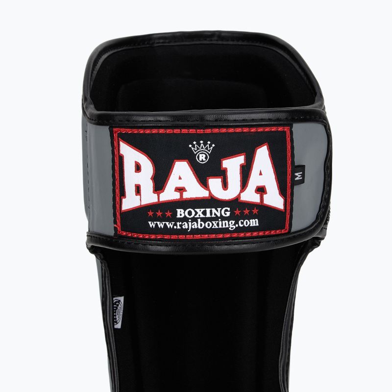 Chrániče holení a chodidiel RAJA BOXING Lightweight Shin Guards Semi Leather grey 6