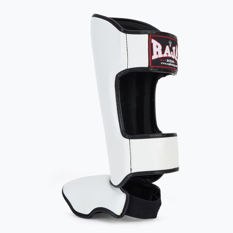 Chrániče holení a chodidiel RAJA BOXING Lightweight Shin Guards Semi Leather white 3