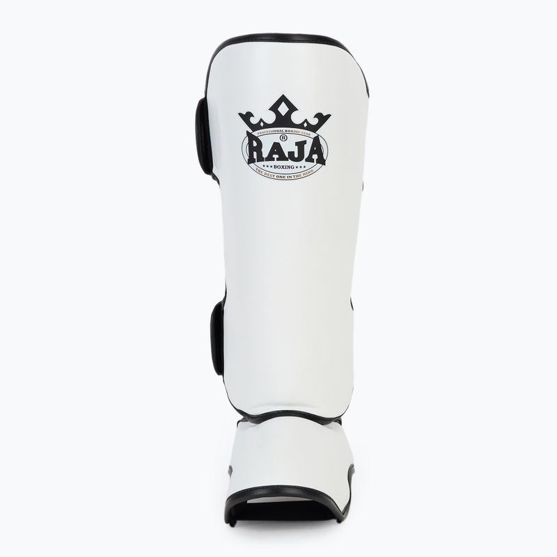 Chrániče holení a chodidiel RAJA BOXING Lightweight Shin Guards Semi Leather white 4