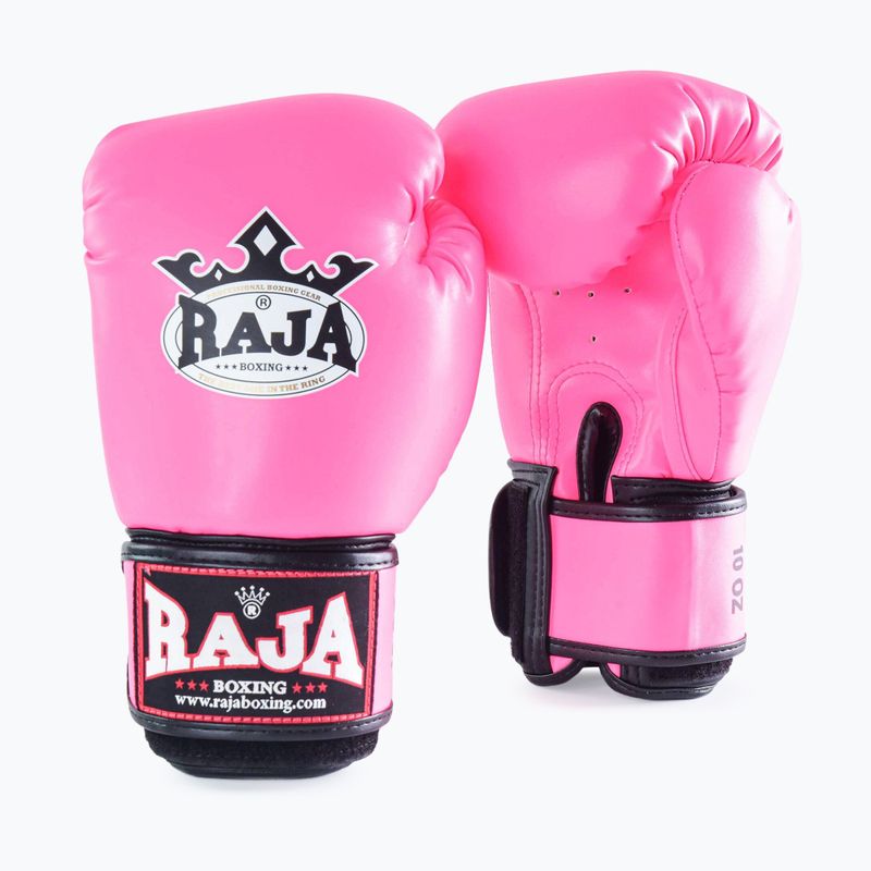 Boxerské rukavice RAJA BOXING Single Semi Leather pink