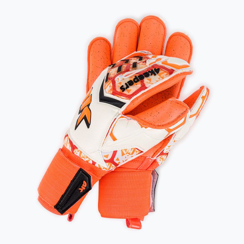 4keepers Force V 2.20 RF brankárske rukavice oranžovo-biele 4663 2